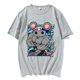 thumbnail image 1 of Camiseta de Manga divertida de Muki Gym, camiseta de Anime Demon Slayer, Uzui Tengen, camisetas de algodón de gran tamaño, ropa de calle xuanjing  unisex, 1 of 2