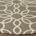 thumbnail image 3 of SAFAVIEH Cedar Brook Daffodil Geometric Jute Area Rug, Grey/Ivory, 6' x 6' Round, 3 of 6