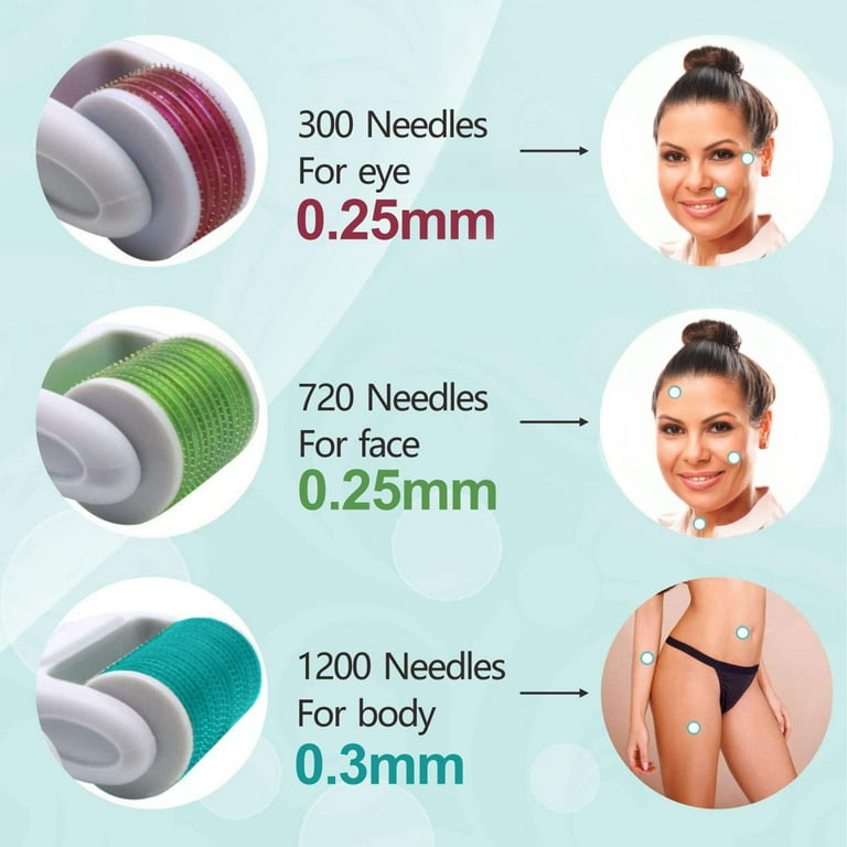 Angel Kiss Derma Roller Kit with 4 in 1 Titanium