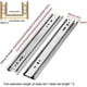 thumbnail image 5 of Paquete de 2 mini guías para cajones de 37,5 cm, guías para cajones con rodamiento de bolas de extensión completa, montaje lateral, ultrasilencioso, 5 of 5