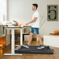 thumbnail image 2 of Costway 2-in-1 Folding Treadmill 2.25HP Jogging Machine w/ Dual LED Display Black, 2 of 8