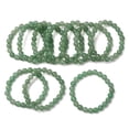 thumbnail image 6 of Dyed Natural Green Aventurine Beads Stretch Bracelets Round 53mm Bead: 8mm in diameter, 6 of 8