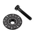 thumbnail image 1 of koolsoo 2-3 of pack Titanium Bike Kit Headset Cover Screw Black- 3 Pcs, 1 of 9