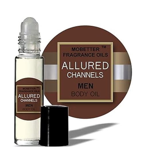 MOBETTER FRAGRANCE OILS Allured Channels Men Cologne Body Oil 1/3 oz roll on Glass Bottle