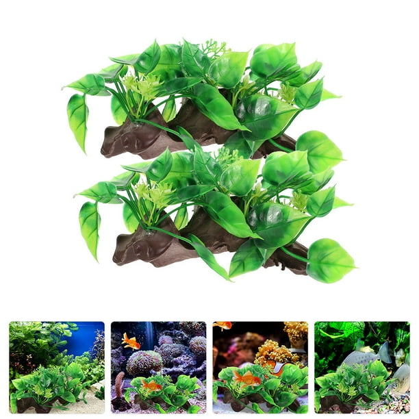 ADDHAT 2Ud Decorativas Para Acuarios Betta Ornamentación Y Duradera