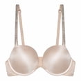 thumbnail image 1 of Brasier Vicky Form para Dama con Push Up Incluye Tirantes Plata y Detalle de Tiras Cruzadas en Trapecio, Color Nude  T 32B, 1 of 4