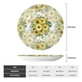 thumbnail image 2 of Kdxio Daisies And Wildflowers Bone China Decorative Plate Ceramic Decorative Plate for Home Office Wall Stand Decorative Plates for Home Bedroom-10in, 2 of 6