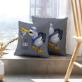 thumbnail image 6 of LALILO Throw Pillow Covers Seagull Striped Sea And With Fish Lettering Cushion Cover 18" x 18", 2 Pack, 6 of 6