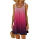 thumbnail image 1 of WILLBEST Vestidos Casuales Para Mujer Verano Vestido Informal De Verano Para Mujer, A La Moda, Con Estampado Degradado, Plisado, Sin Mangas, Con Tirantes Para Vacaciones En La Playa, 1 of 3