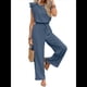 thumbnail image 2 of para Mujer, Verano 2025, Mangas con Volantes, Cuello Cuadrado, Mono con Cordón y Bolsillos, Azul Real, Talla M, 2 of 10