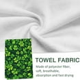 thumbnail image 6 of St. Patrick's Day Kitchen Towel Luck Shamrock Truck Tea Towel Green Buffalo Plaids Hand Drying Towel for Cooking Baking Cleaning Wipes, 17.7 x 26 Inch, 6 of 7
