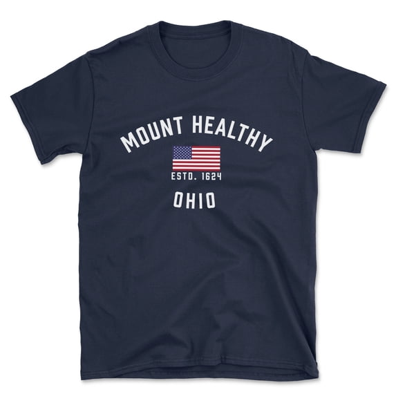 Mount Healthy Ohio Patriot Men's Cotton T-Shirt