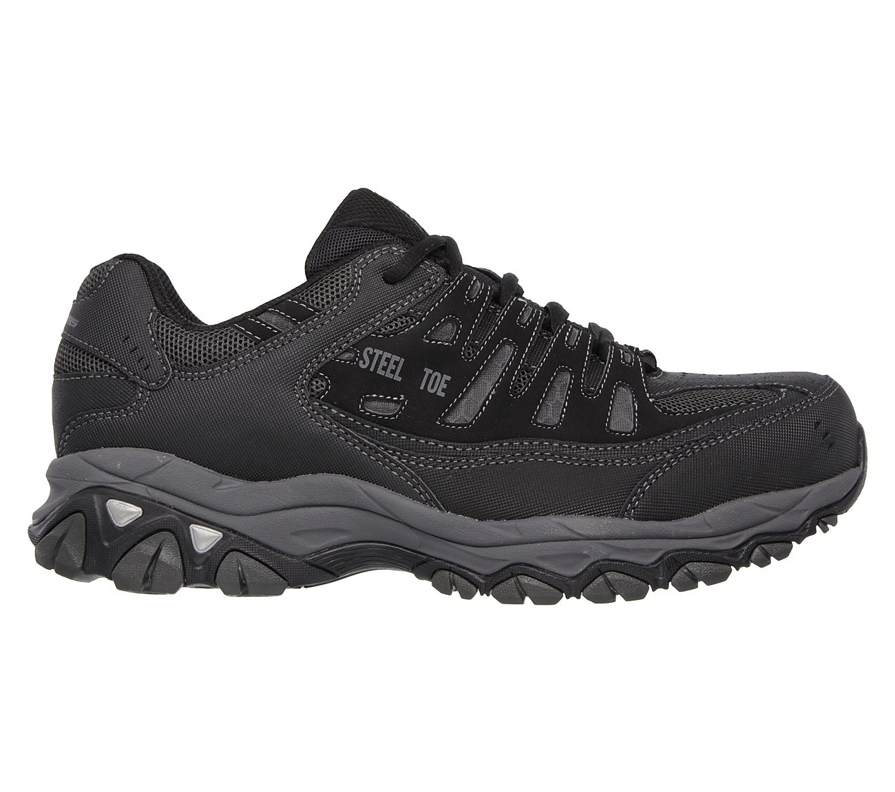 Buy Skechers Work Men's Relaxed Fit Cankton Steel Toe Safety Work Shoes ...