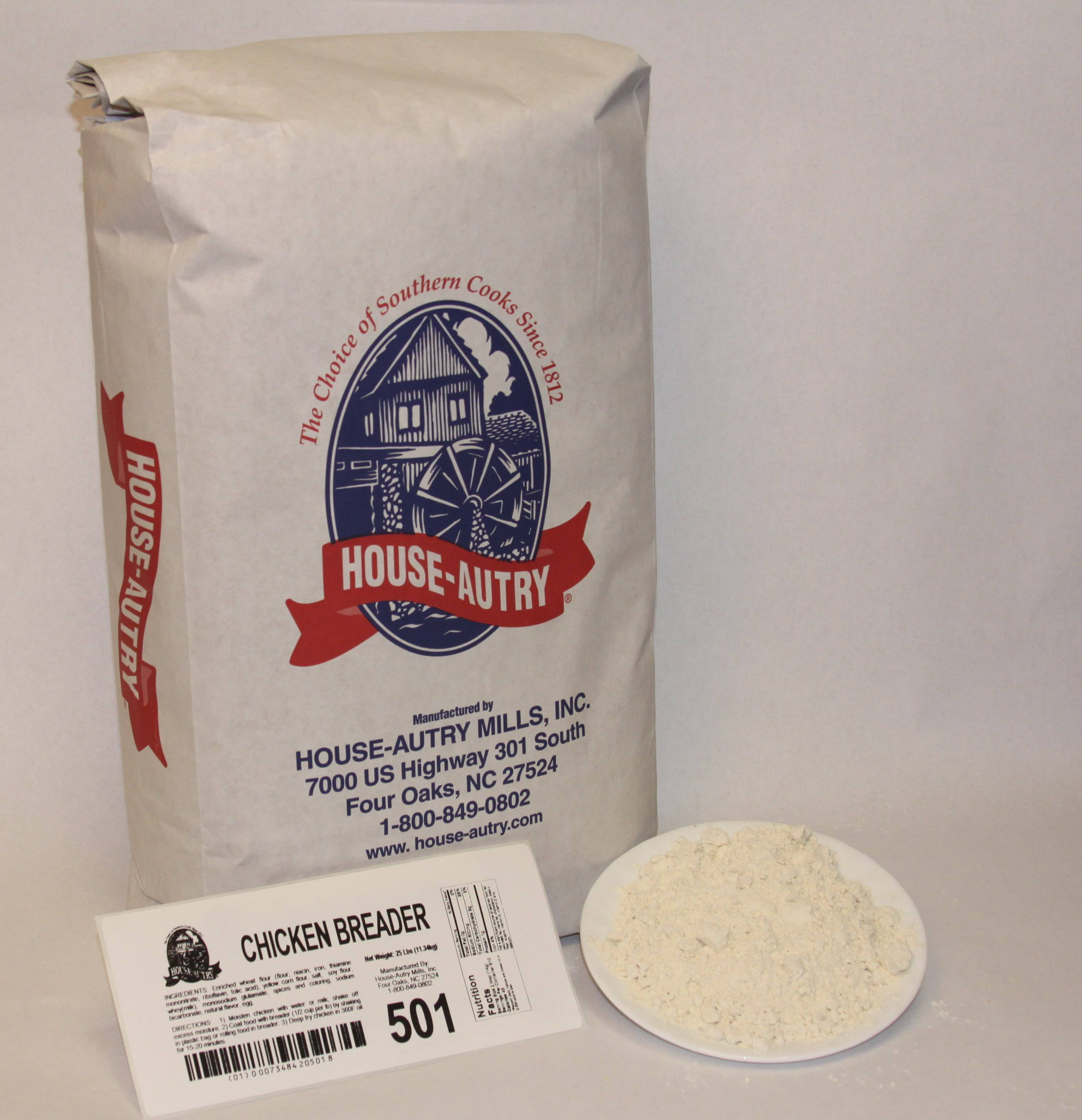 House Autry Flour Base Chicken Breader, 25 Pound 1 each.