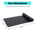 thumbnail image 3 of 6ft X 300ft Weed Barrier Landscape Fabric Heavy Duty, Premium 3.2 oz Ground Cover Weed Block Gardening Mat, Easy Setup & Superior Weed Control, for Erosion Control, Weed Barrier, 3 of 9
