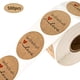 thumbnail image 3 of Rollo de Pegatinas autoadhesivas Kraft 500 piezas Sunnimix para hornear, 3 of 8