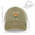 thumbnail image 2 of Dumpster Fire Khaki Hat Adjustable Funny Fashion Unisex Baseball Cap for Men Women, 2 of 7