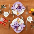 thumbnail image 4 of Coolnut Halloween Gnome Cloth Napkins Set of 6,Reusable Washable Polyester Dinner Table Napkins for Kitchen,Dining,Restaurant,Party Decoration, 4 of 7