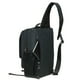 thumbnail image 4 of KAUKKO Canvas Messenger Bag Cross Body Shoulder Sling Backpack Travel Senderismo Chest Bag KAUKKO FD252-1-Black, 4 of 5