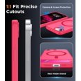 thumbnail image 6 of Magnetic Compatible with iPhone 16E Case, [Built-in Invisible Kickstand][Compatible with MagSafe][Military Grade Shockproof] Slim Translucent Matte Case for iPhone 16E 6.1" 2025, 6 of 14