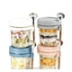 thumbnail image 1 of Frascos de Vidrio para Avena Nocturna con Tapas y Cucharas 12 Oz Herméticos para Preparación de Comidas Yogur Ensaladas Frutas, 1 of 5
