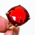 thumbnail image 2 of Natural Mozambique Garnet Gemstone 925 Sterling Silver Gift Ring Size 10, 2 of 2