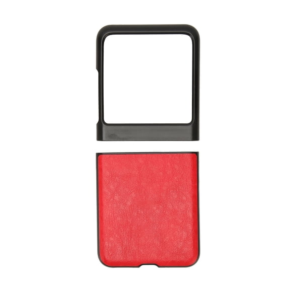 Falleo Clearance Flip Phone Case for Motorola Razr 40 Ultra Anti Scratch Shockproof Folding Screen Phone Case Cover Slim Phone Protective Case Black and Red