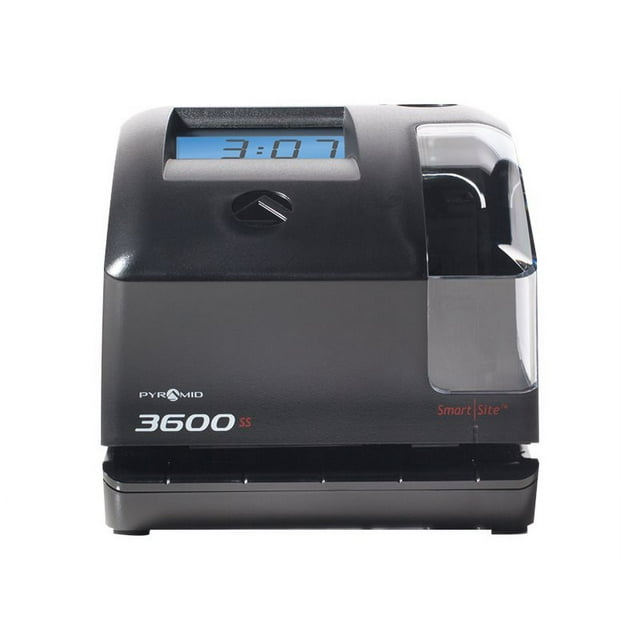 Pyramid Time Systems 3600ss Time Clock And Document Stamp - Card Punch/stamp - Energy Star Complian