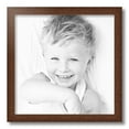thumbnail image 2 of ArtToFrames 16x16 Inch Walnut Picture Frame, This Brown Wood Poster Frame is Great for Your Art or Photos, Comes with Regular Glass (4096), 2 of 8