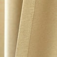 thumbnail image 4 of DriftAway Pinch Pleat Blackout Curtains 84 Inches Long Linen Curtains 2 Panels Set Faux Linen Textured Curtains for Bedroom Living Room Thermal Insulated Privacy Back Tab Window Drapes 30x84 Beige, 4 of 8