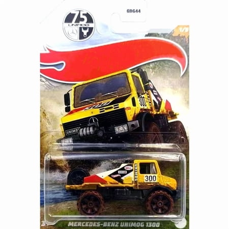 HW Mud Runners #1 Mercedes-Benz Unimog 1300 GDG44