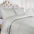 thumbnail image 2 of Superior 400 Thread Count Duvet Cover Set, Platinum, King/ California King, 2 of 5