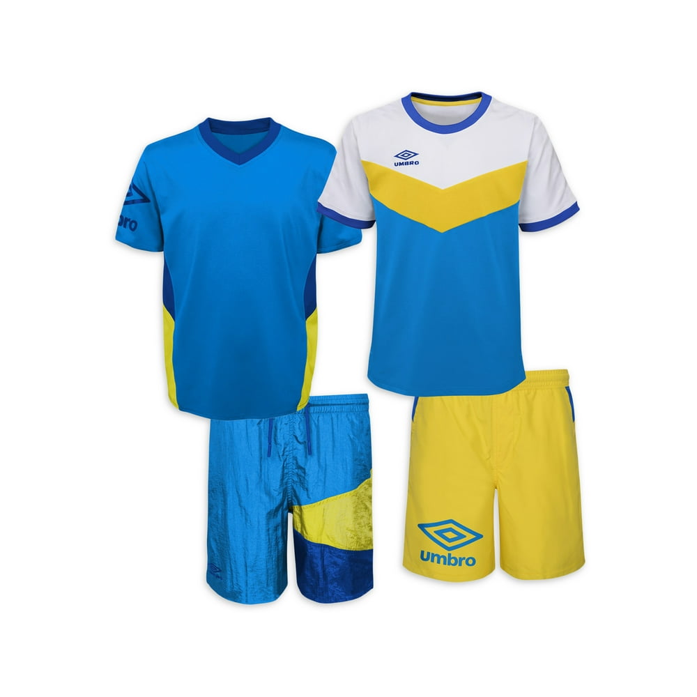 Umbro Umbro Youth Retro Trainer Soccer Jerseys and Shorts 4Piece