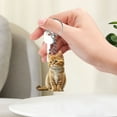 thumbnail image 5 of Cute Cat Car Hanging Ornament, 2D Flat Cat Keychain Acrylic Funny Kitty Car Interior Charms Accessories Keyring Keychains Backpack Decoration, 5 of 7