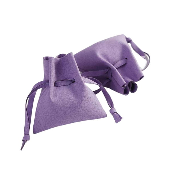 Bolsa de regalo de 50 piezas, reemplazo portátil, joyería de Color sólido, bolsa de almacenamiento de Cable de datos para teléfono móvil, Ropa, zapatos y accesorios Miscelánea Púrpura Minnieouse AP016241-02