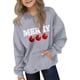 thumbnail image 5 of Sudadera con capucha para niñas y niños, sudadera de manga larga con cuello redondo y estampado de moda, jersey con bolsillo, sudadera de poliéster para niñas, 5 of 8