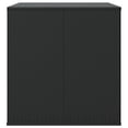 thumbnail image 4 of vidaXL Garden Cushion Box PE Rattan 145x100x103 cm Black, 4 of 4