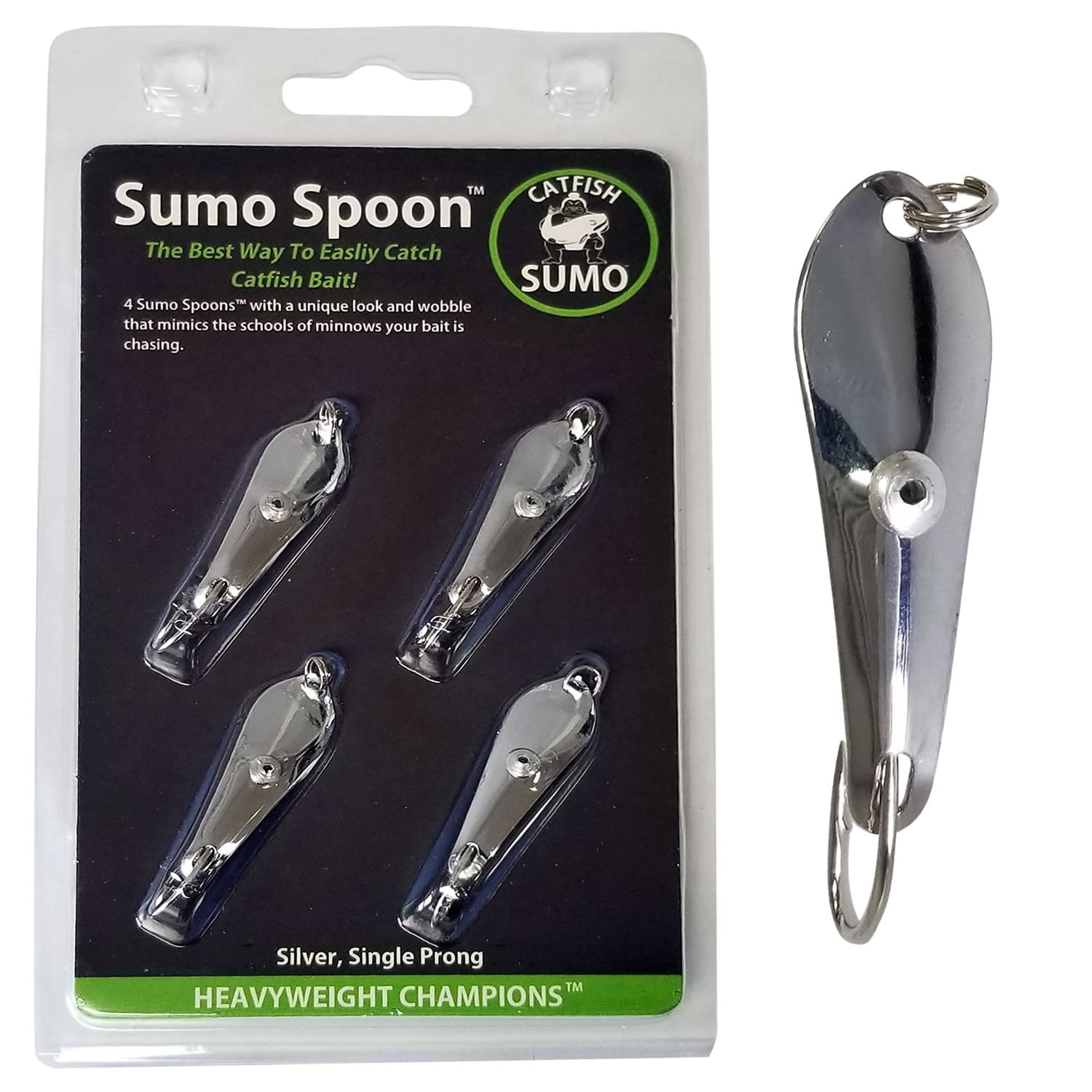 Sumo Spoon Catfishing Bait Spoon for Skipjack, White Bass, Striped