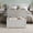 Cloud White, variant on LEDREM Storage Chest, 39.4" W Wooden Storage Organizer for Entryway, Bedroom, Honey Brown