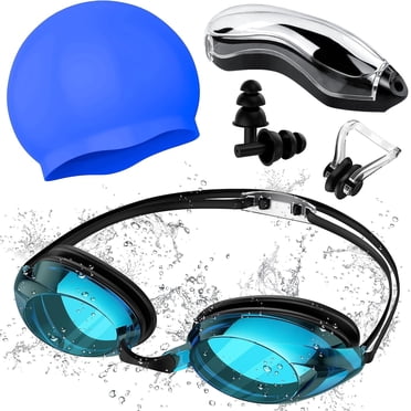 Logclub Swim Goggles For Adults - Anti Fog, UV Protection, No Leak With Ear Plugs