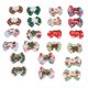 thumbnail image 3 of 22 lazos navideños para perro, bonitos y elegantes lazos para el pelo con banda de goma para mascotas, gatos y perros., 3 of 14