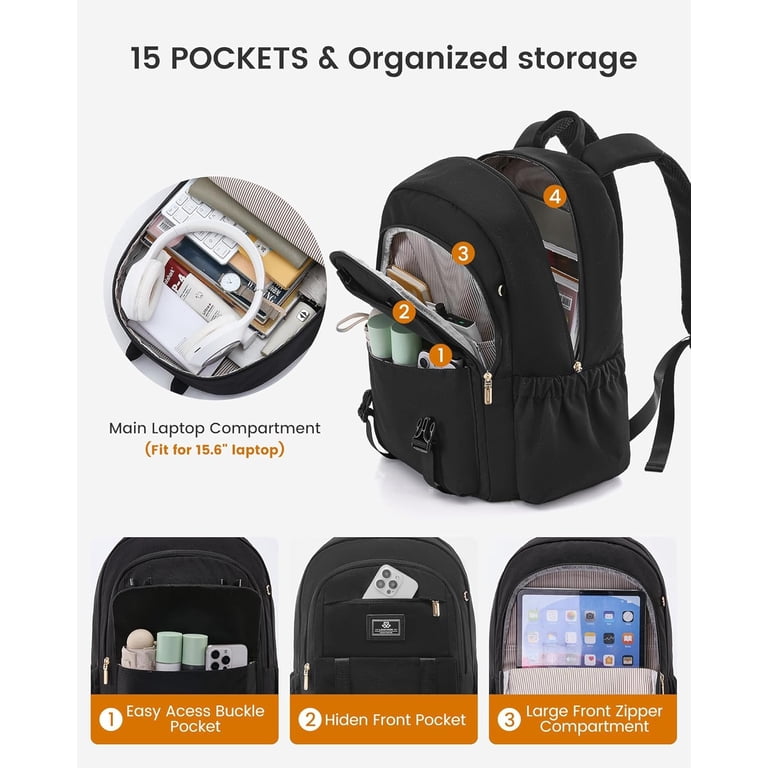 School Backpack, Waterproof School Bookbag with Large  display picture 2