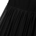 thumbnail image 6 of inhzoy Kids Girls Lyrical Dance Dress Halter Neck Tulle Leotard Dress Praise Dance Tunic Black 10, 6 of 7