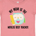 thumbnail image 4 of Inktastic Teacher Mom School Owl Girls Baby T-Shirt, 4 of 5