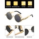 thumbnail image 4 of Gafas de sol Weewooday retro redondas steampunk con montura metálica, 4 pares, 4 of 7