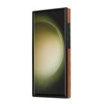 thumbnail image 2 of Wallet Back Case for Samsung Galaxy S22 Ultra with Wrist Strap, Stylish Magnetic Card Holder Finger Ring Kickstand PU Leather Lanyard Shockproof Slim Phone Case for Samsung Galaxy S22 Ultra, Brown, 2 of 7