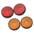 thumbnail image 1 of Almencla 2 Paires de Réflecteurs Ronds pour Moto Moto ATV Réflecteurs pour Moto, 1 of 7