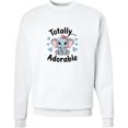 thumbnail image 2 of Inktastic Totally Adorable Baby Elephant Adult Sweatshirt, 2 of 4