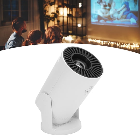 Mini Proyector, Corrección Automática Portátil 1080p Proyector Inalámbrico Y Con Cable Para Tableta De Teléfono, Altavoz Incorporado