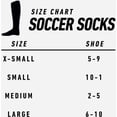 thumbnail image 2 of Franklin Sports ACD Soccer Socks, Large (White/Pink), 2 of 5